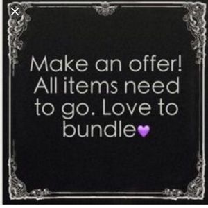 Make offers😍 and Bundle to save✨✨